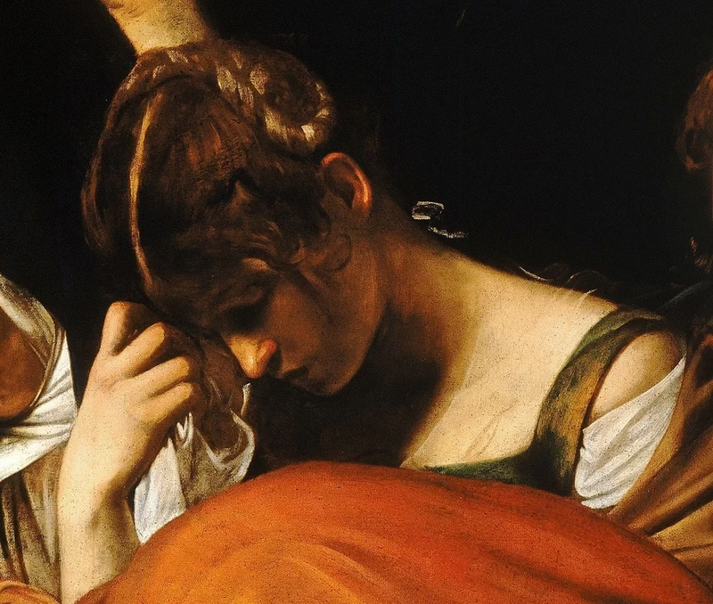 Mano - La deposizione, Pinacoteca, Vaticana, dettaglio